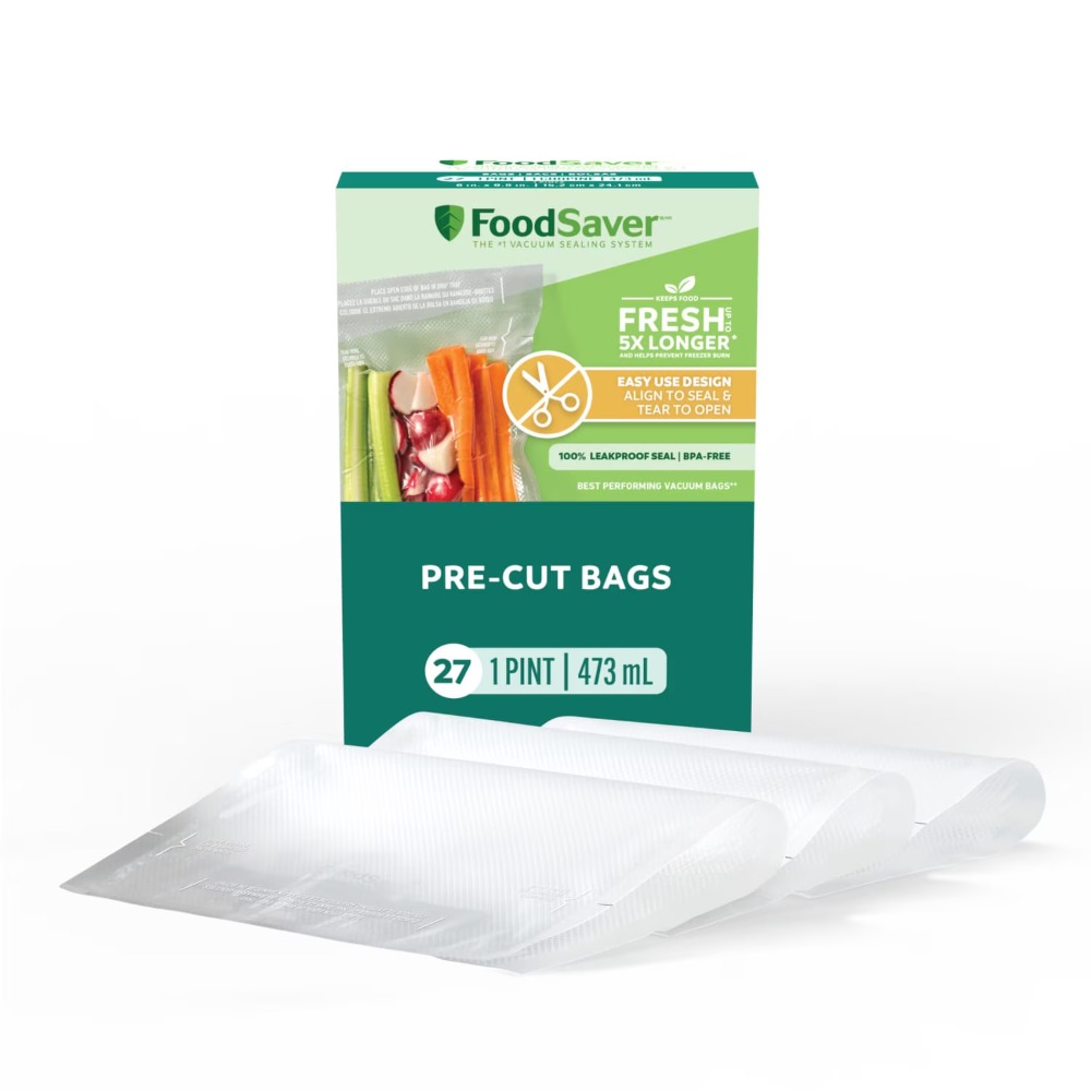 Meal Prep For Cutting - Вакуумные пакеты FoodSaver Pint, 27 штук,