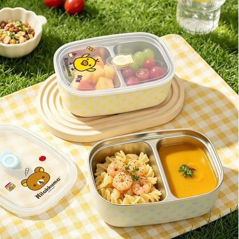 Новая ланч-бокс Rilakkuma из н – обзор и цена Meal Prep Containers