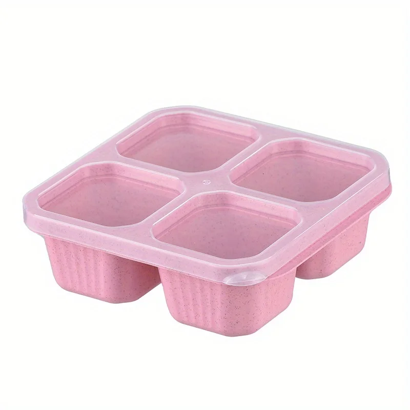 Коробка для закусок с четырьмя – обзор и цена Meal Prep Containers