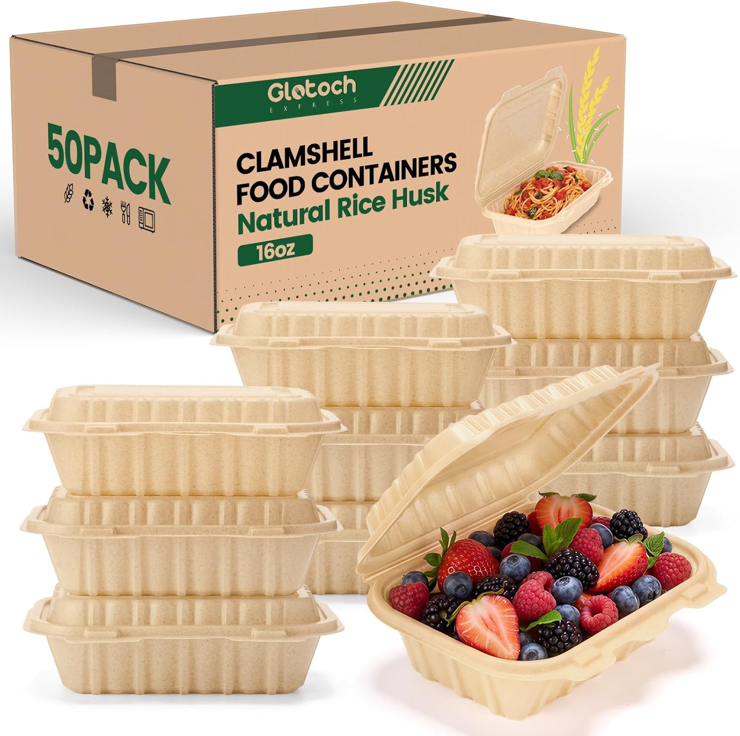 Набор из 50 контейнеров-раскла – обзор и цена Meal Prep Containers