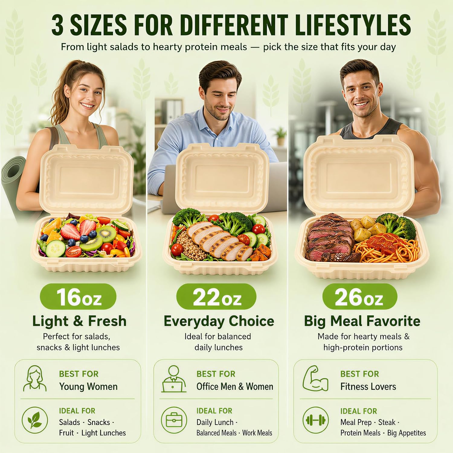 Набор из 50 контейнеров-раскла – обзор и цена Meal Prep Containers