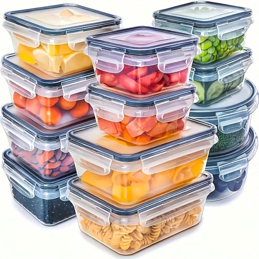 Набор из 24 контейнеров для пр – обзор и цена Meal Prep Containers