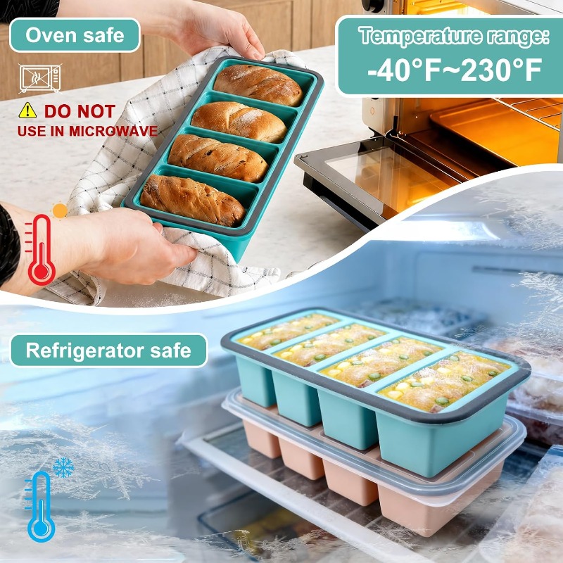 Силиконовые формы для заморозк – обзор и цена Meal Prep Containers