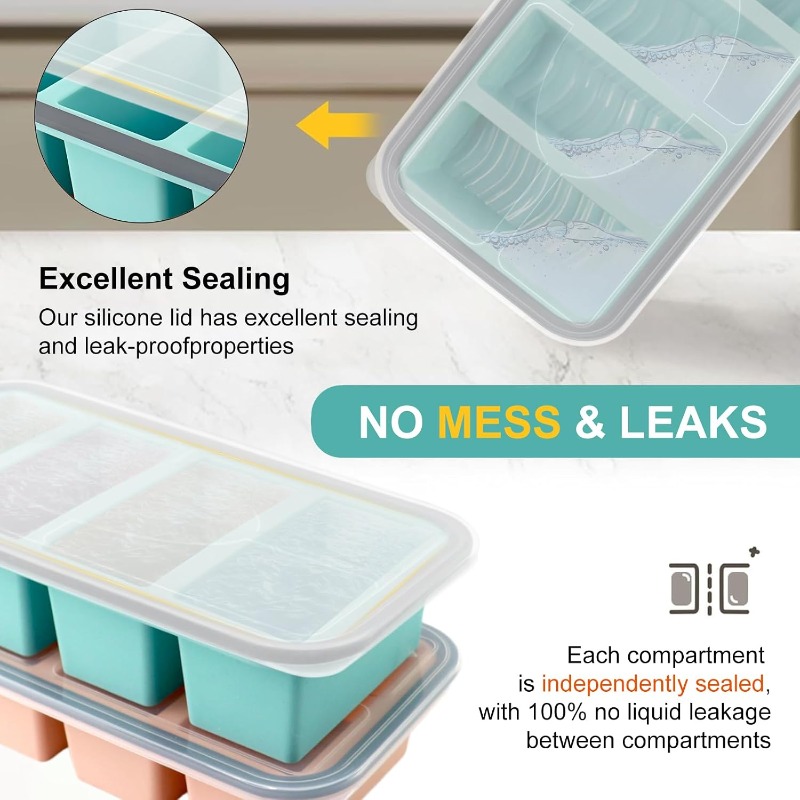 Силиконовые формы для заморозк – обзор и цена Meal Prep Containers